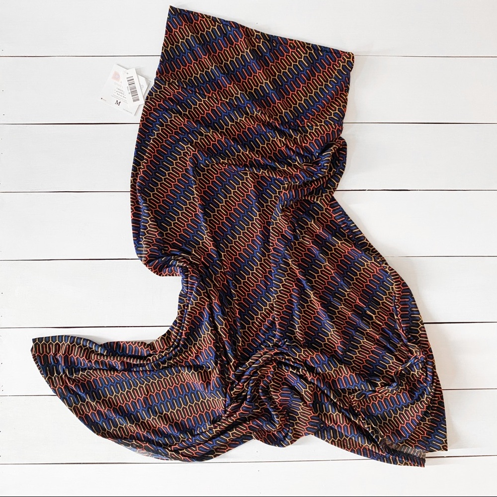 LuLaRoe/ Rainbow Honeycomb Maxi Skirt